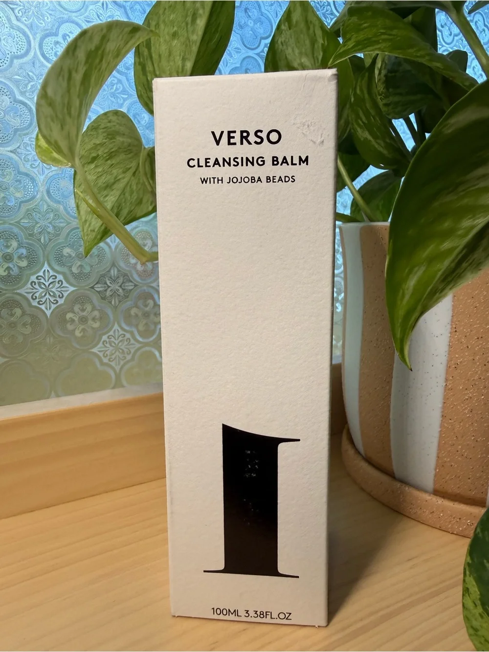 Verso Cleansing Balm with Jojoba Beads Verso Skincare Stockholm New